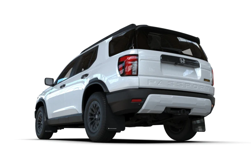 Rally Armor 2026 Honda Passport Black UR Mudflap - Orange Logo - Image 5