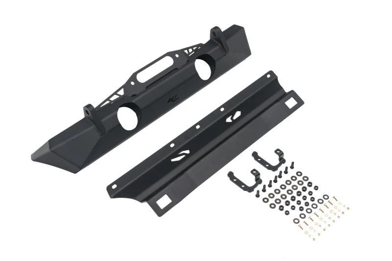 Rugged Ridge 18-20 Jeep Wrangler JL / 2020 Gladiator JT Front XOR Stubby Bumper - Image 2