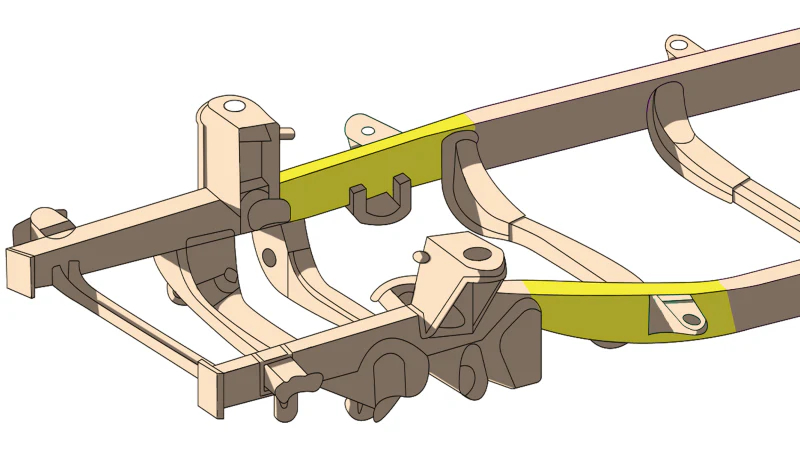Rust Buster 1996-2002 Toyota 4Runner Front Frame Repair Kit - Right - Image 3