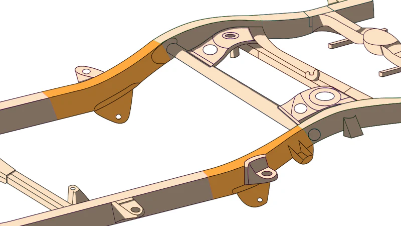 Rust Buster 1996-2002 Toyota 4Runner Mid-Rear Frame Repair Kit With C/A Mount - Right - Image 4