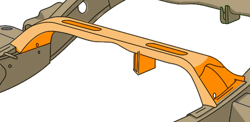Rust Buster 1999-2004 + 2006 Chevy Silverado 1500 ward Fuel Tank Crossmember - Image 9