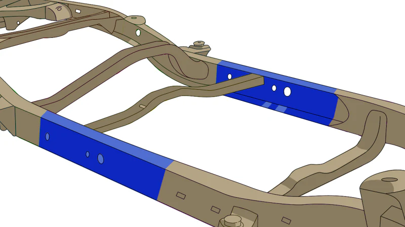 Rust Buster 2000-2006 Toyota Tundra Center Frame Section - Right
