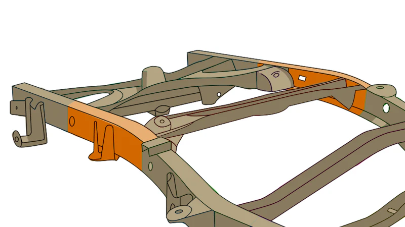 Rust Buster 2000-2006 Toyota Tundra Rear Over Axle Frame Section - Right - Image 3