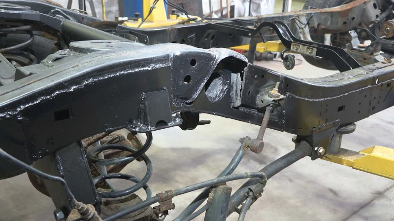 Rust Buster 2003-2014 Toyota 4Runner and FJ Cruiser Over-the-Axle Frame Repair Kit - Left - Image 3