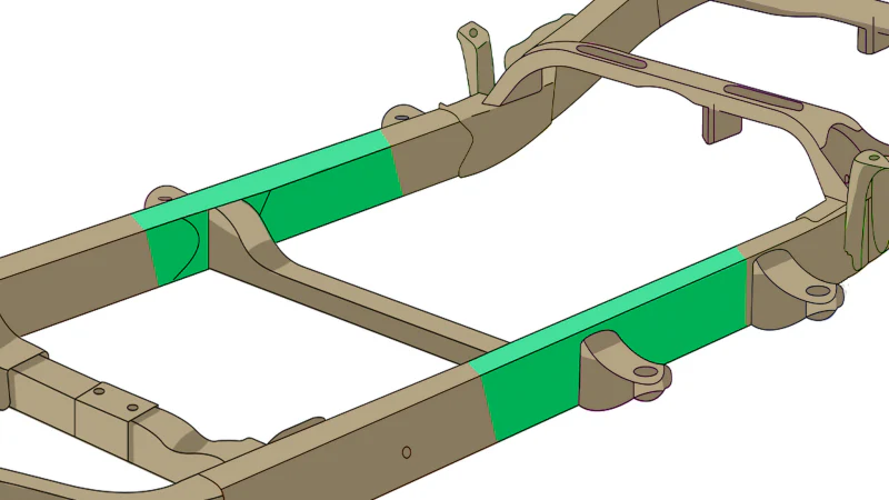 Rust Buster 2007-2013 Chevy Silverado/GMC Sierra Center Frame Repair Kit - Right - Image 2