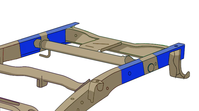 Rust Buster 2007-2018 Chevy Silverado/GMC Sierra Rear Frame Repair Kit - Right - Image 4