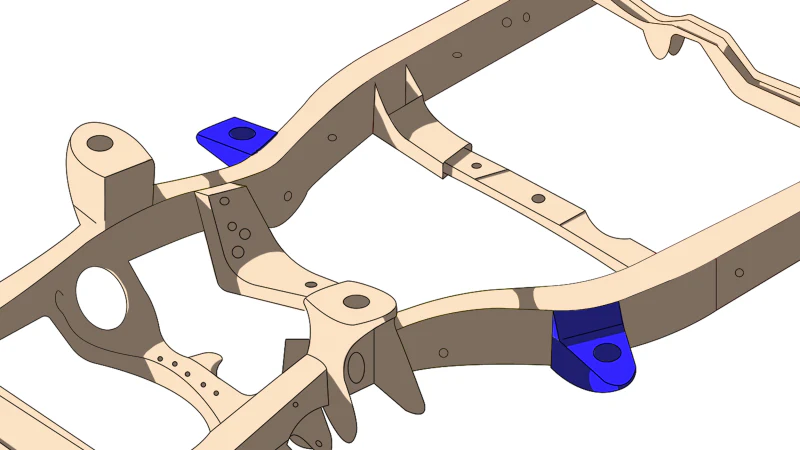 Rust Buster 4Runner & FJ Cruiser Front Body Frame Mount - Left - Image 3