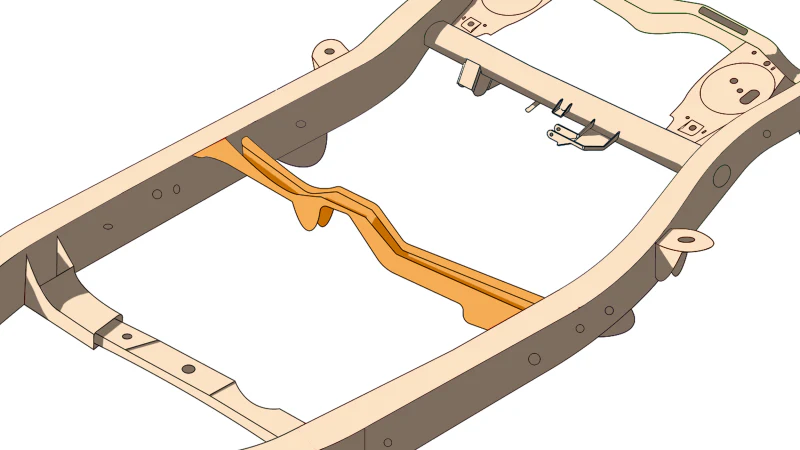 Rust Buster 4Runner & FJ Cruiser Fuel Tank Crossmember - Image 9
