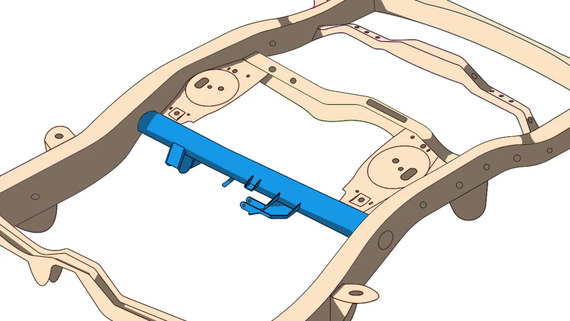 Rust Buster 4Runner & FJ Cruiser Rear Control Arm Crossmember - Image 4