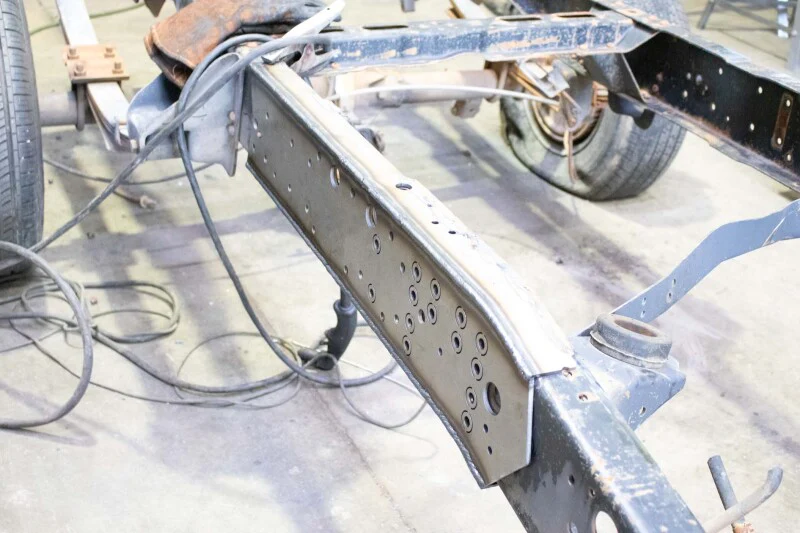 Rust Buster 73-87 Chevy C10 Center Rear Frame Repair Kit - Right - Image 2