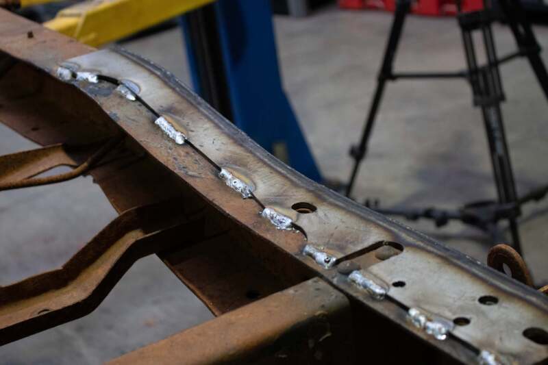 Rust Buster 73-87 Chevy C10 Rear Frame Repair Kit - Left - Image 2
