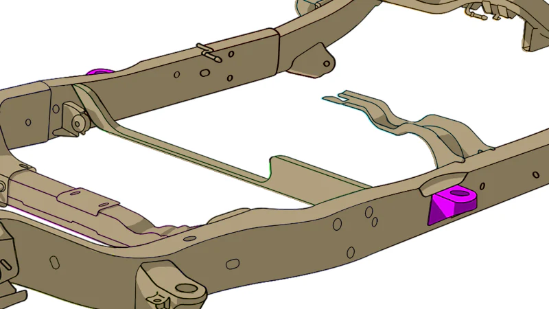 Rust Buster Avalanche/Suburban/Yukon Center Body Frame Mount - Image 6