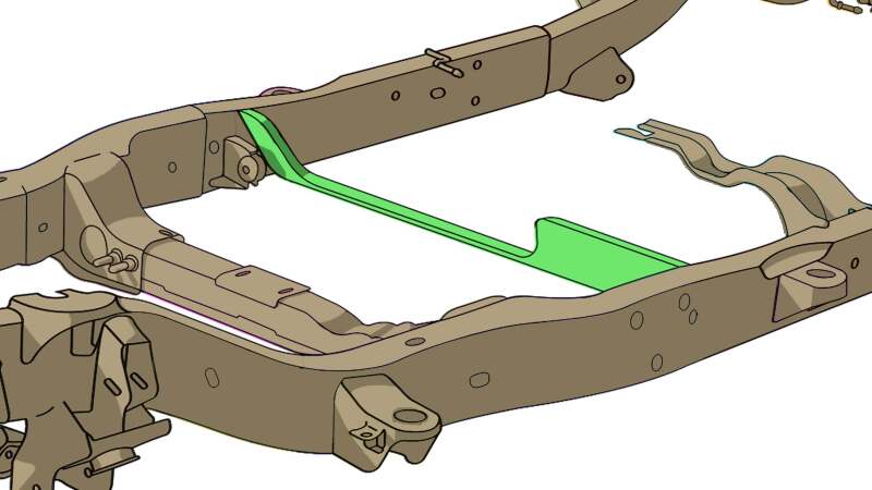 Rust Buster Avalanche/Suburban/Yukon Front Frame Support Crossmember - Image 3