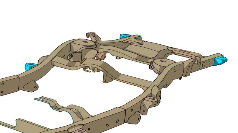 Rust Buster Avalanche/Suburban/Yukon Rear Body Frame Mount - Image 7