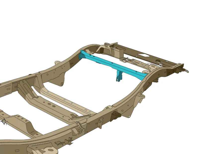 RustBuster 06-10 Hummer H3 Fuel Tank Crossmember - Image 6