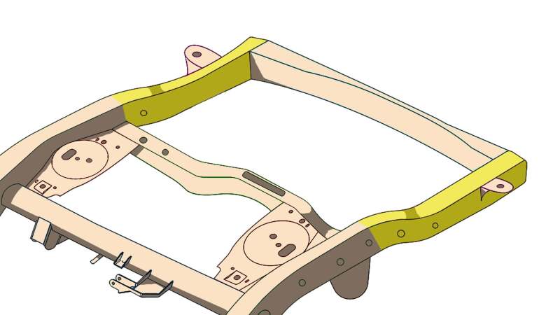 RustBuster 07-14 FJ Cruiser Center Frame Section - Left Side - Image 5