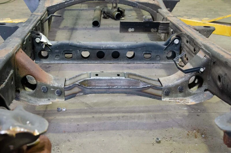 RustBuster 11-19 Chevy Silverado 2500HD/3500HD 4WD Only Transmission Crossmember - Image 4