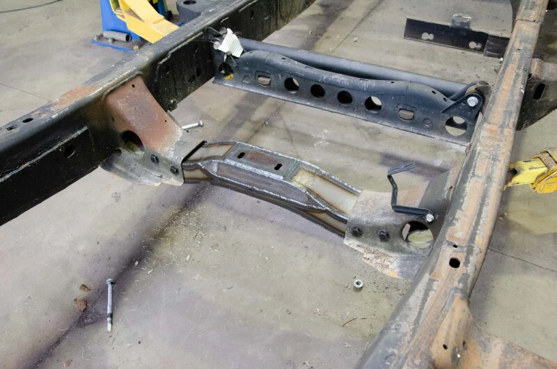 RustBuster 11-19 Chevy Silverado 2500HD/3500HD 4WD Only Transmission Crossmember - Image 5