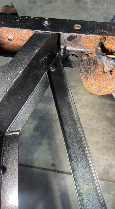 Rustbuster 1988-1998 Chevy C/K 1500/2500 Spare Tire Crossmember Support Piece - Image 8