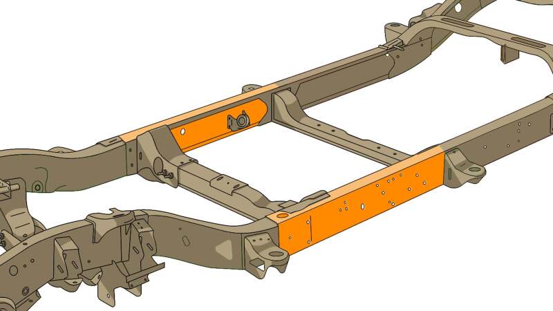 Rustbuster Center Forward Frame Section Right Side - Image 4