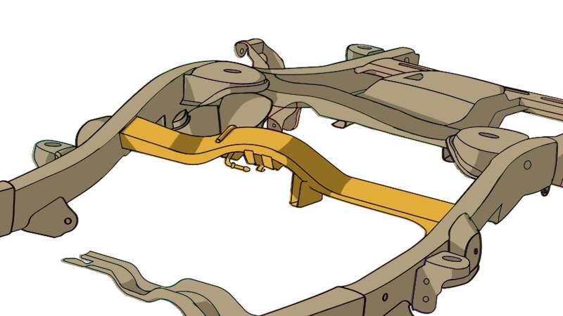 Rustbuster Fuel Tank Crossmember - Image 3