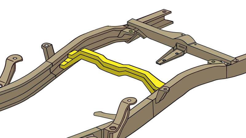 Rustbuster Fuel Tank Crossmember - Image 4