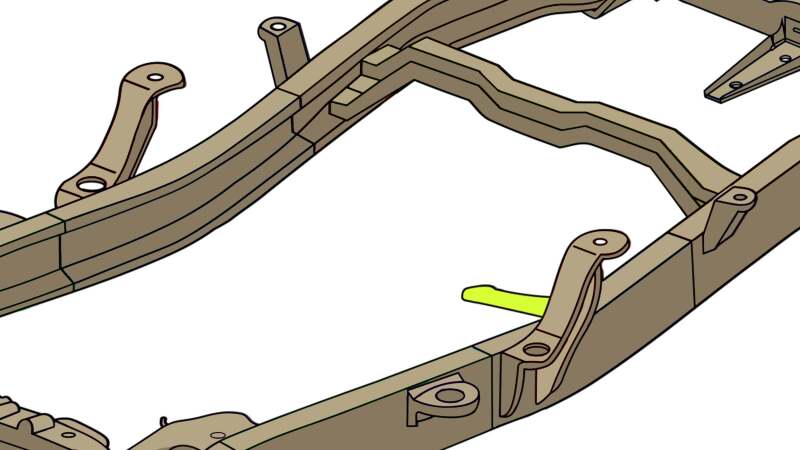 Rustbuster Fuel Tank Support Bracket