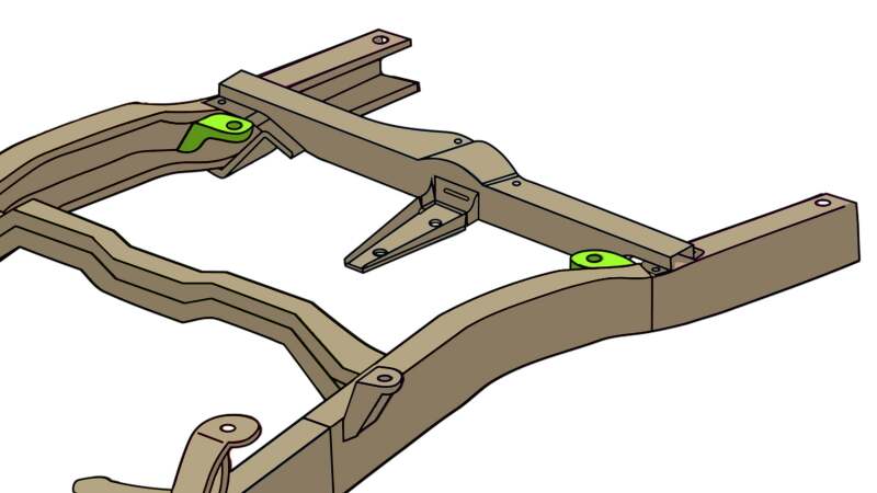 Rustbuster Rear Shock Mount Left Side - Image 6