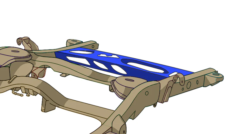 Rustbuster Spare Tire Crossmember - Image 8
