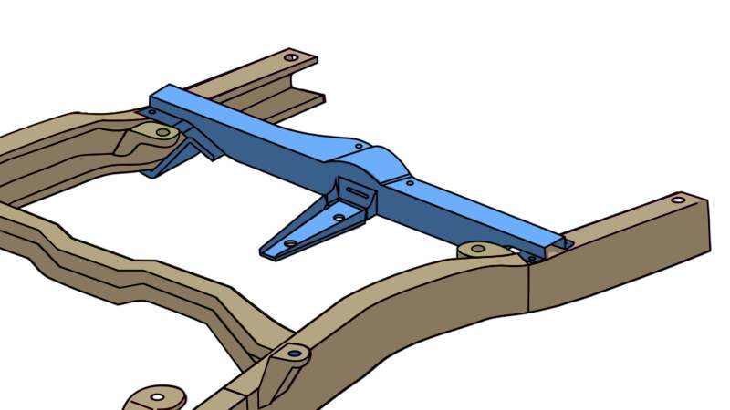 Rustbuster Spare Tire Crossmember - Image 9