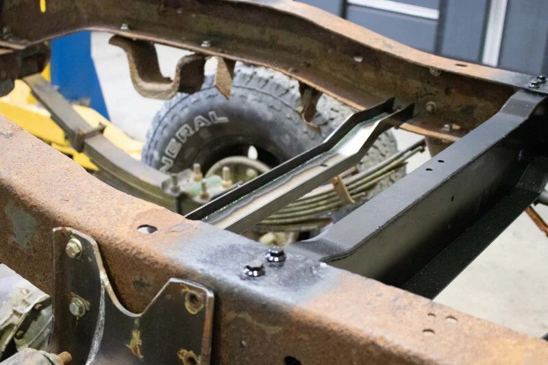 Rustbuster Spare Tire Crossmember Support