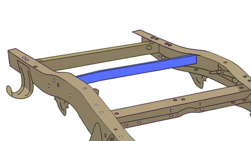 Rustbuster Spare Tire Crossmember Support - Image 6