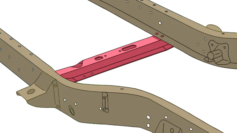 Rustbuster Transmission Crossmember - Image 8