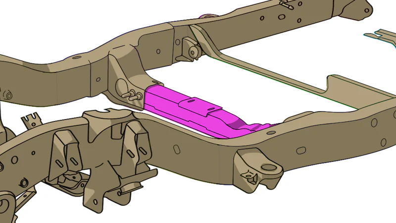 Rustbuster Transmission Crossmember - Image 7
