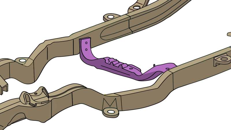 Rustbuster Transmission Crossmember - Image 3