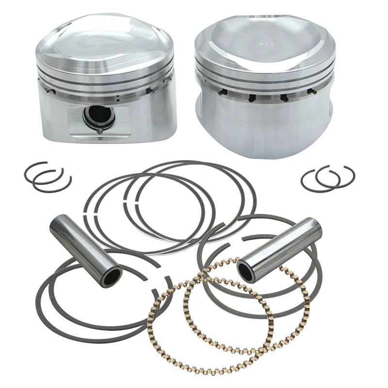 S&S Cycle 84-99 BT 89in Low Compression Stroker Pistons - .010in