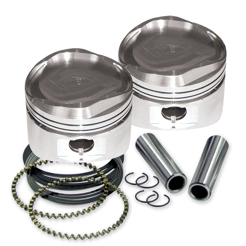 S&S Cycle 84-99 BT 89in Low Compression Stroker Pistons - Standard