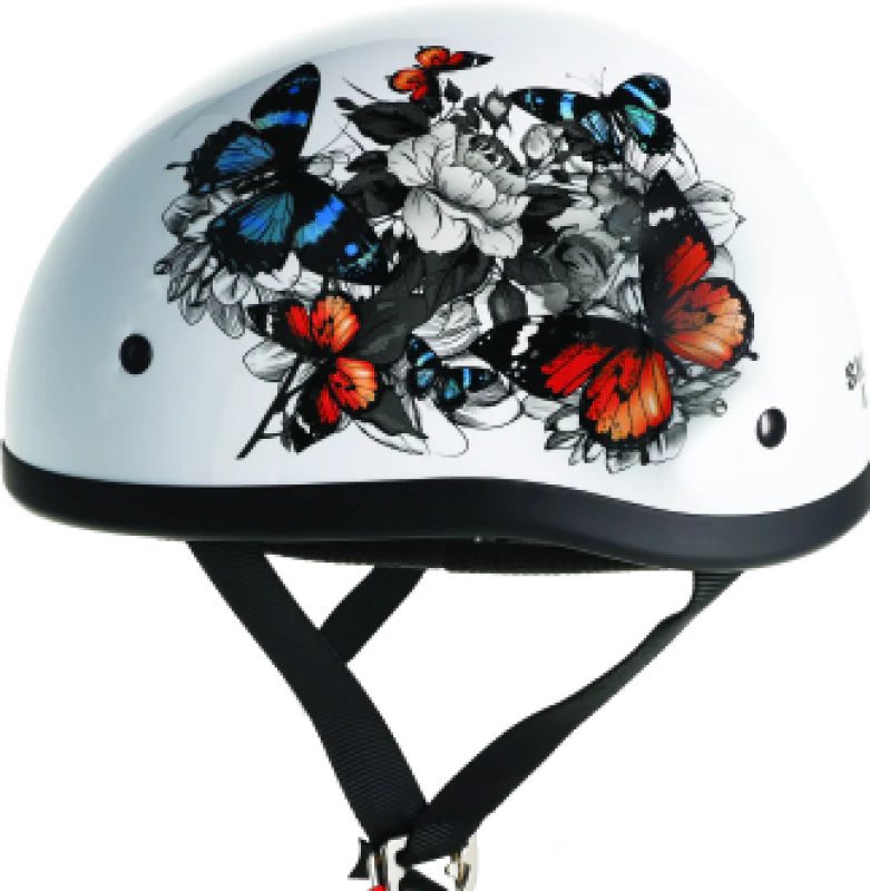 Skid Lids White Rose Original Helmet - XS
