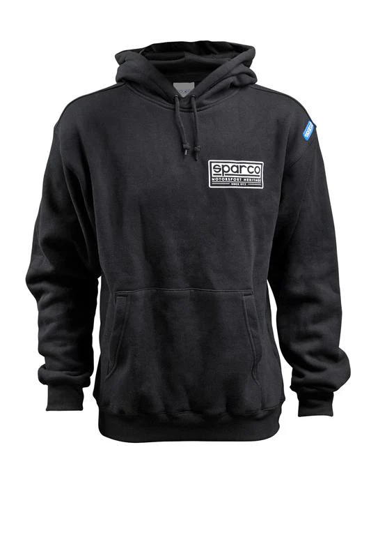 Sparco Sweatshirt Hooded Heritage Blk Sm - Image 2
