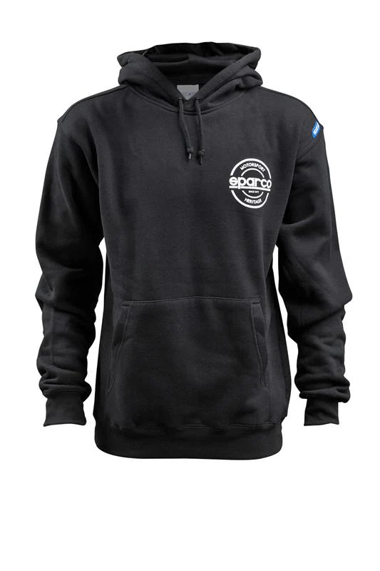 Sparco Sweatshirt Hooded S-Seal Blk Xxlr - Image 4