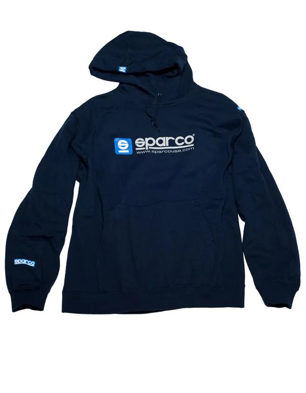 Sparco Sweatshirt Hooded WWW Navy XLRG - Image 2
