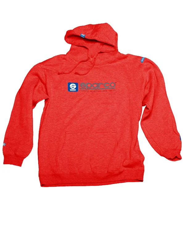 Sparco Sweatshirt Hooded WWW Red LRG - Image 2