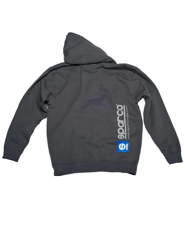 Sparco Sweatshirt Zip WWW Gry Xlrg - Image 2