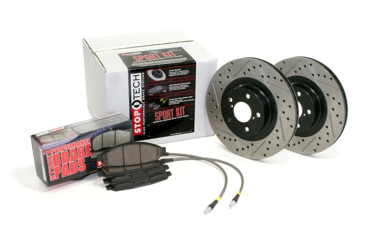 Sport Axle Pack, Drilled & Slotted, Rear - Image 4