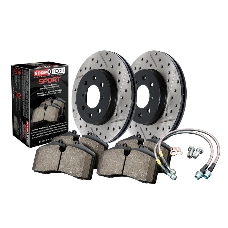 Sport Axle Pack, Drilled & Slotted, Rear - Image 2