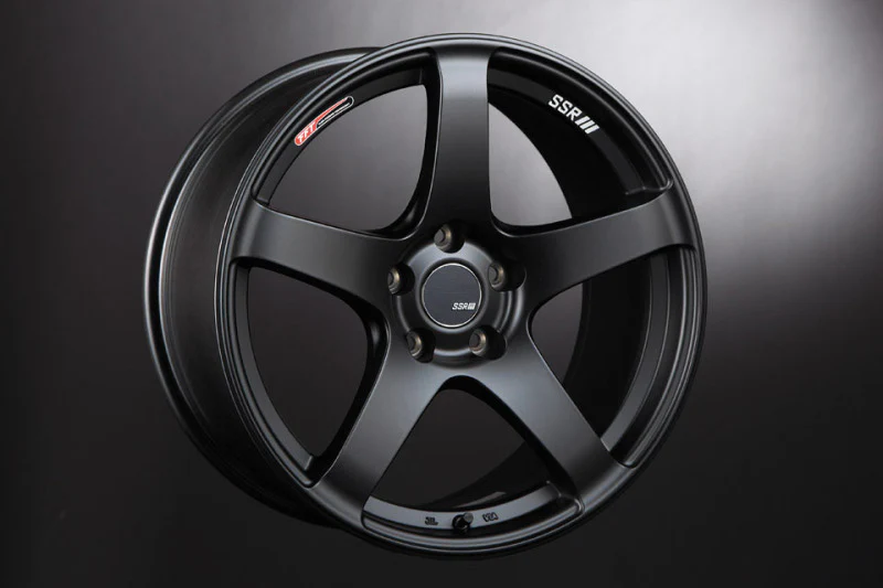 SSR GTV01 18x8.0 5x114.3 35mm Offset Flat Black Wheel RSX / Civic FD FA / SC300 SC400 - Image 2