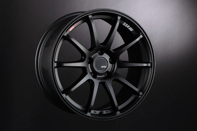 SSR GTV02 17x8.0 5x114.3 45mm Offset Flat Black Wheel RSX / Civic FD FA - Image 2