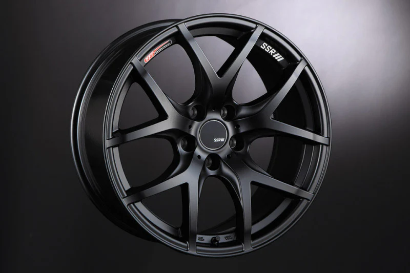SSR GTV03 19x8.5 5x114.3 38mm Offset Flat Black Wheel 11+ WRX / 08+ STI / 11+ tC / 93-98 Supra - Image 3
