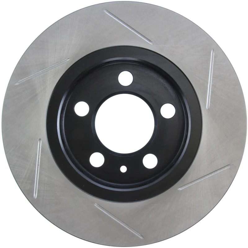 StopTech Power Slot 04-06 Audi TT Quattro / 04 VW Golf R32 Left Rear Slotted Rotor - Image 2