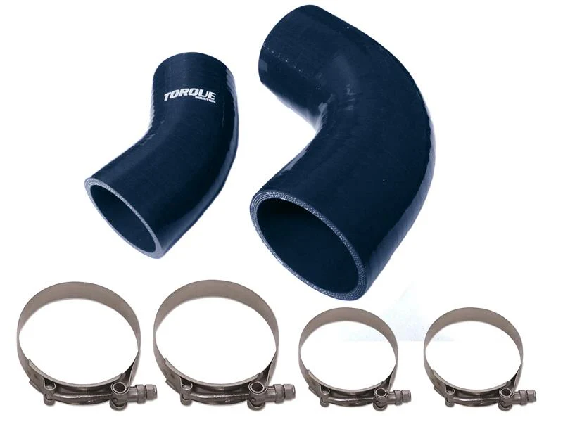 Torque Solution Black IC Boost Hose Set: 2007-2013 Mazdaspeed 3 - Image 2